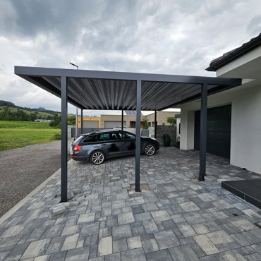 Inspirace Carport ARTOSI – hliníkový přístrešok pre autá
